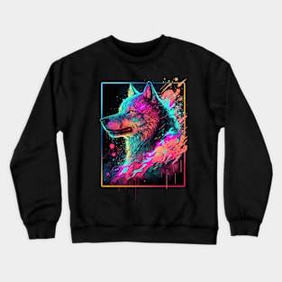 Wolf 2 Splosion Series Crewneck Sweatshirt